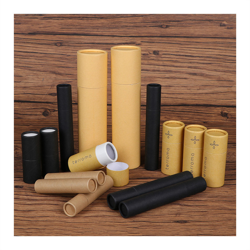 Factory Direct Moistureproof Tea Paper Tube Paper Cylinder Deodorant Paper Tube Packaging