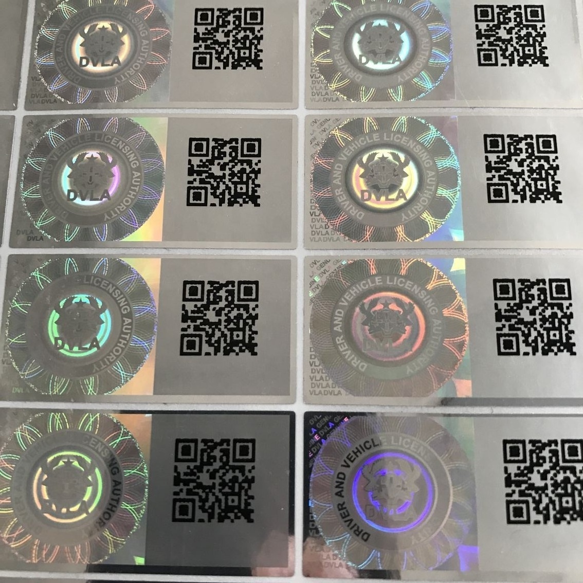 Custom Tamper Proof 3d Authenticity Certificate Hologram Stickers