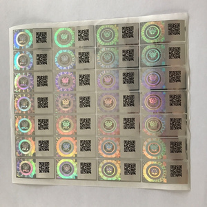 Custom Tamper Proof 3d Authenticity Certificate Hologram Stickers