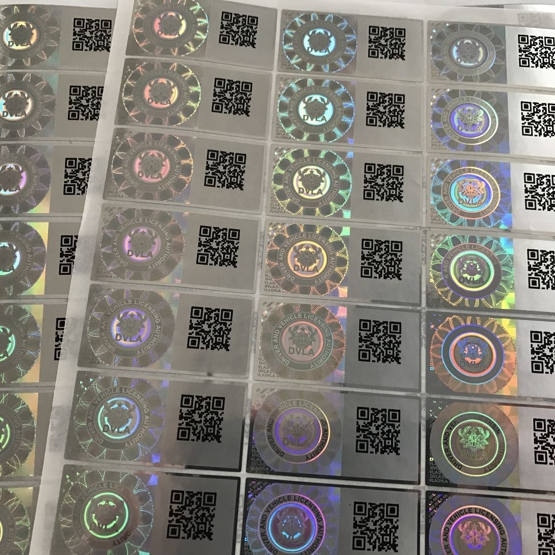 Custom Tamper Proof 3d Authenticity Certificate Hologram Stickers