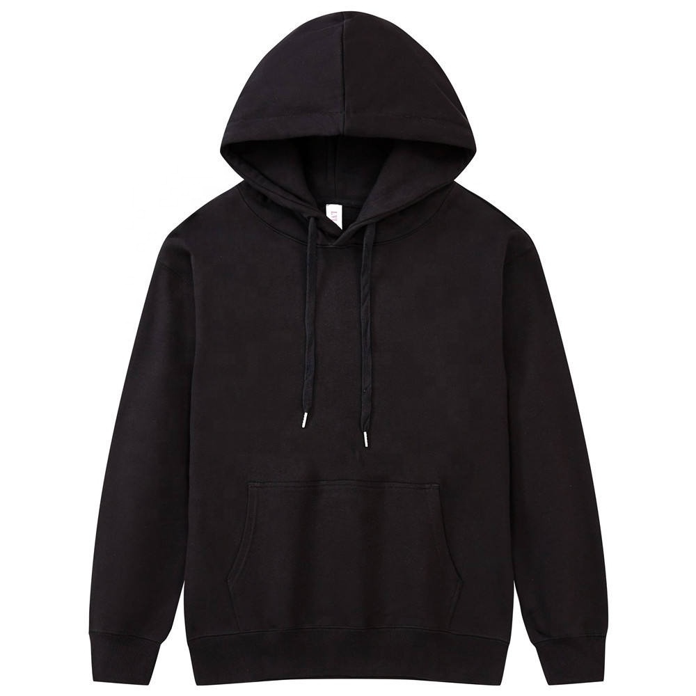 320 Gsm High Quality Cotton Men's Hoodies Sweatshirts Casual Loose Unisex Pullover Tops Custom Logo Blank Men Hoodie