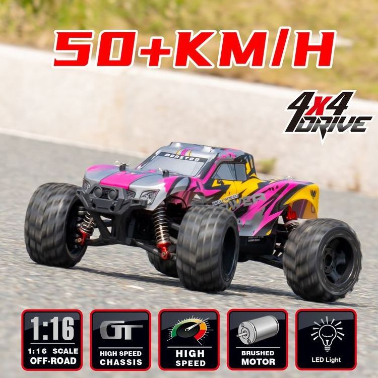 Hot Selling High-Quality Customized 2.4g Remote Control High-Speed Off-Road Four-Wheel Drive Truck 1:16 Professional Racing Car