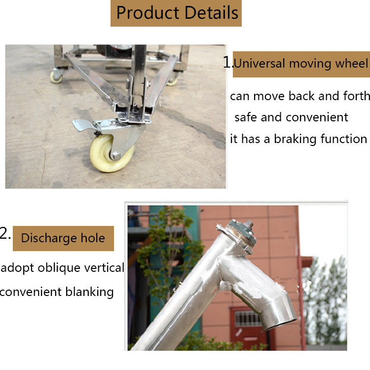 Tube Auger Screw Conveyor Factory Price Stainless Steel Screw Auger Conveyor With Hopper For Milk Sugar Salt