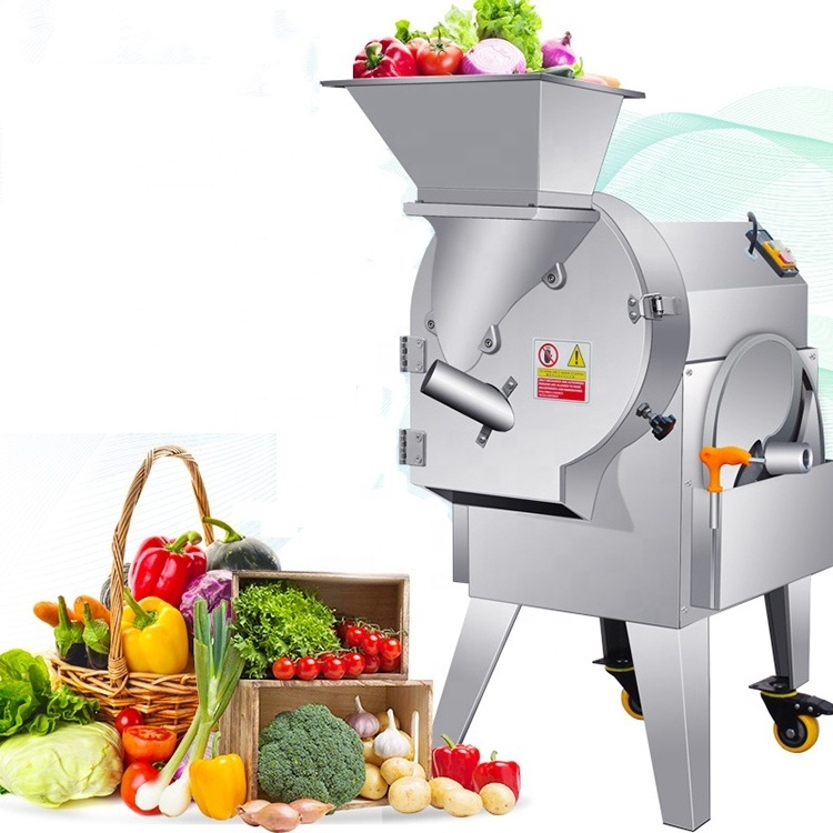 Commercial vegetable cutting machine for Brassica spinach lettuce cabbage multifunctional slicer dice shredding vegetable cutter