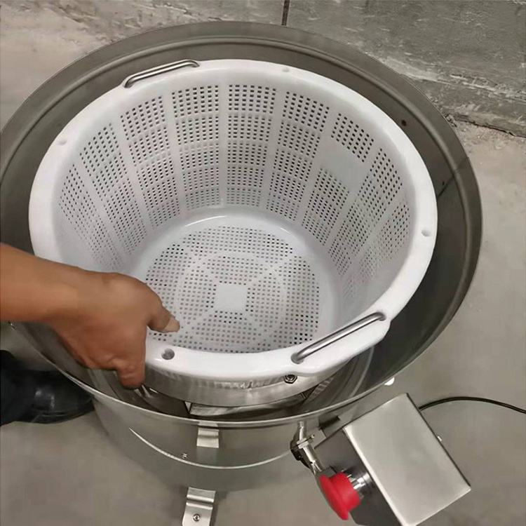 Stainless steel electric salad spinner bulk dehydrated fruit vegetable dehydration machine