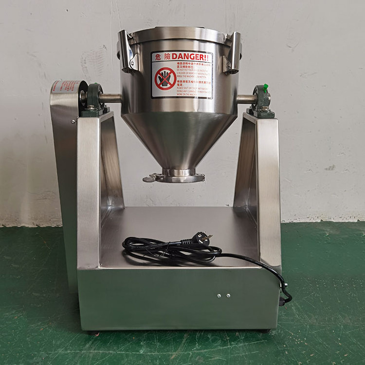 1Kg 2Kg 3 Kg 5Kg 10Kg 15Kg Small Lab  Cosmetic  Electric Heating Rotary  Spice Stainless Steel Food Cone Dry Powder Mixer