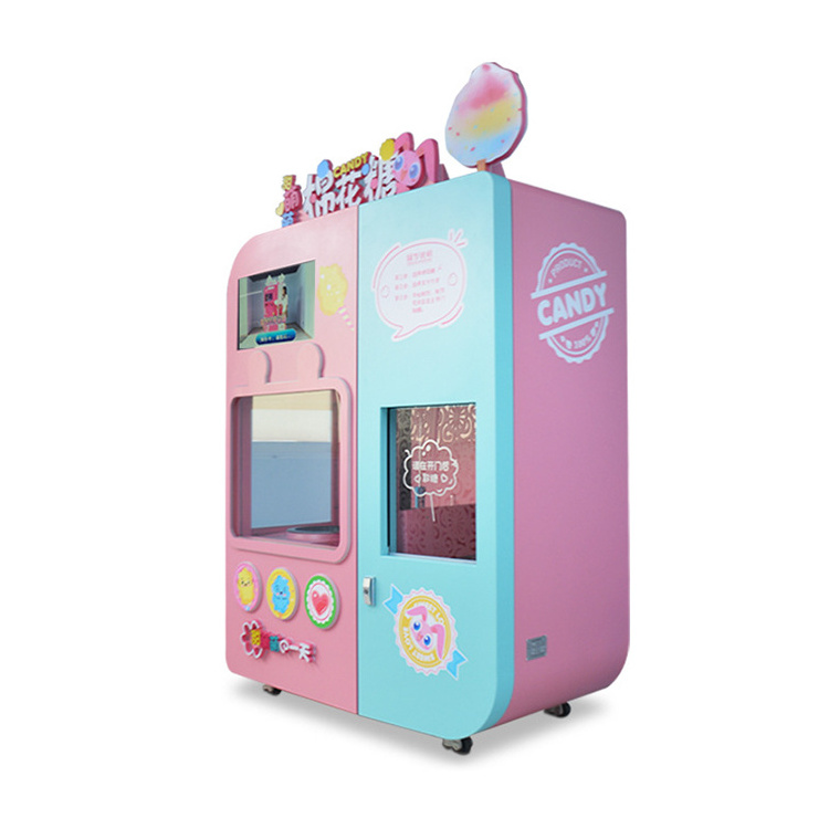 Earn Money Fast High Quality Best Price Modern Kids Floss Cotton Candy Snack Vending Machine