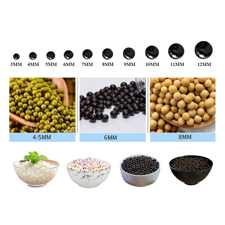 3-12mm Semi Automatic Dough Divider Rounder Tapioca Pearl Maker Tapioca Pearl Ball Bobba Tea Perl Making Machine