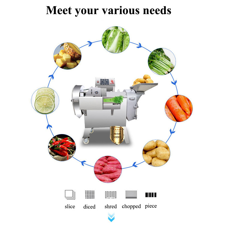 Automatic  food cutter slicer chopper potato vegetable cutter machine