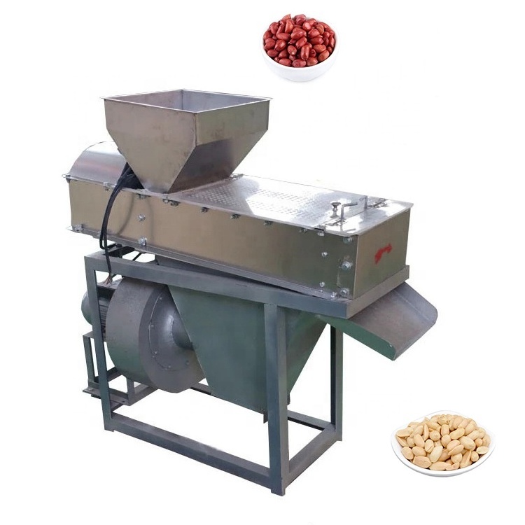 Industrial dry hazelnut peeler roasted peanut red skin peeling removing machine