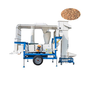 Mobile wheat maize corn sorghum  seed cleaner for bird food combined seed cleaner  grader