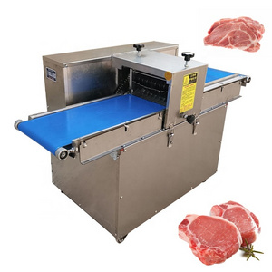 Automatic small meat strips slicing  cutting machine Beef Pork Meat Chicken Breast Jerky frozen fresh meat slicer