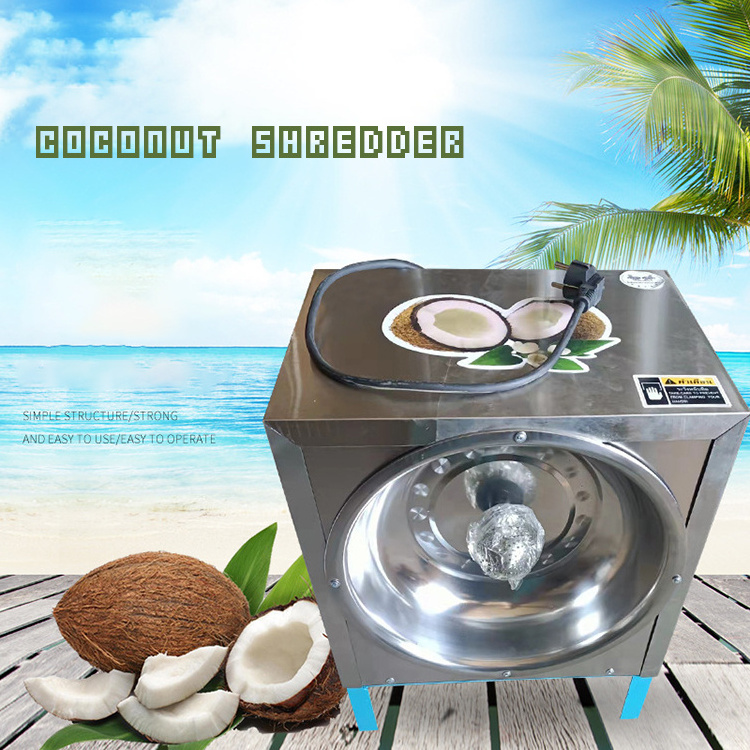 Commercial Small Coconut Shell Peeling Machine coconut decorticator machine stainless steel coconut grinder machine