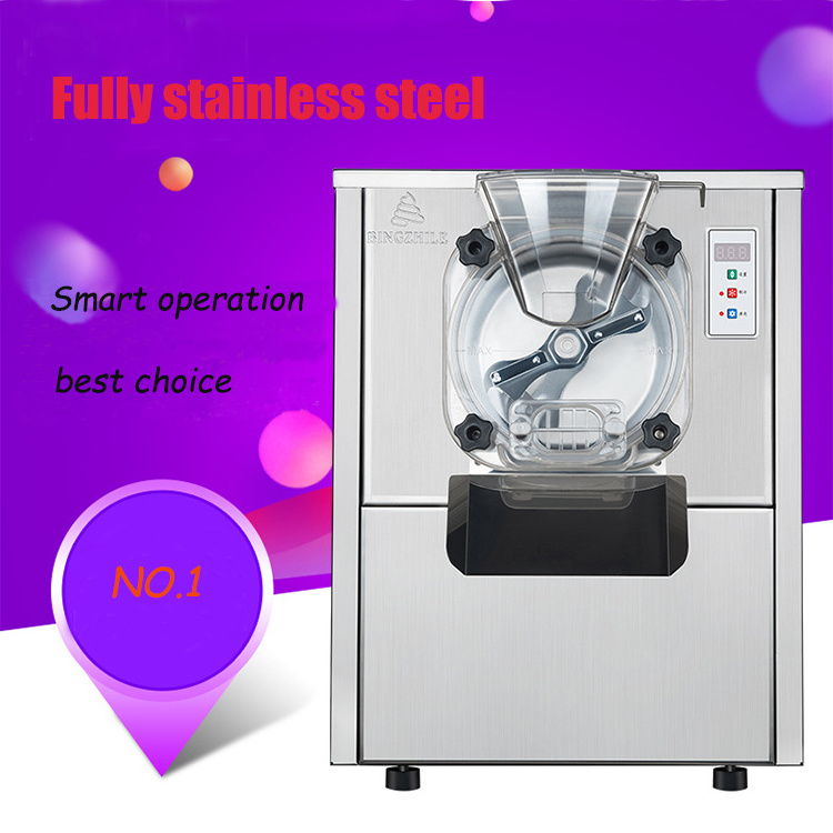 Commercial Ice Cream Sorbet Making Batch Freezer Gelato Machine Hard Ice Cream Machine