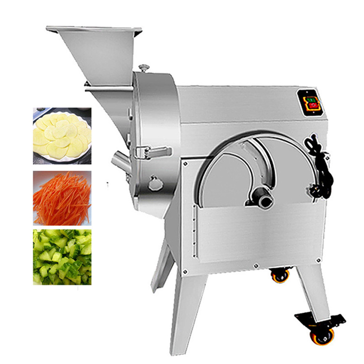 110V 220V Electric Automatic Potato Onion Cutter Carrot Dice Machine Fruit Vegetable Chopper Cabbage Slicer Cutting Machine