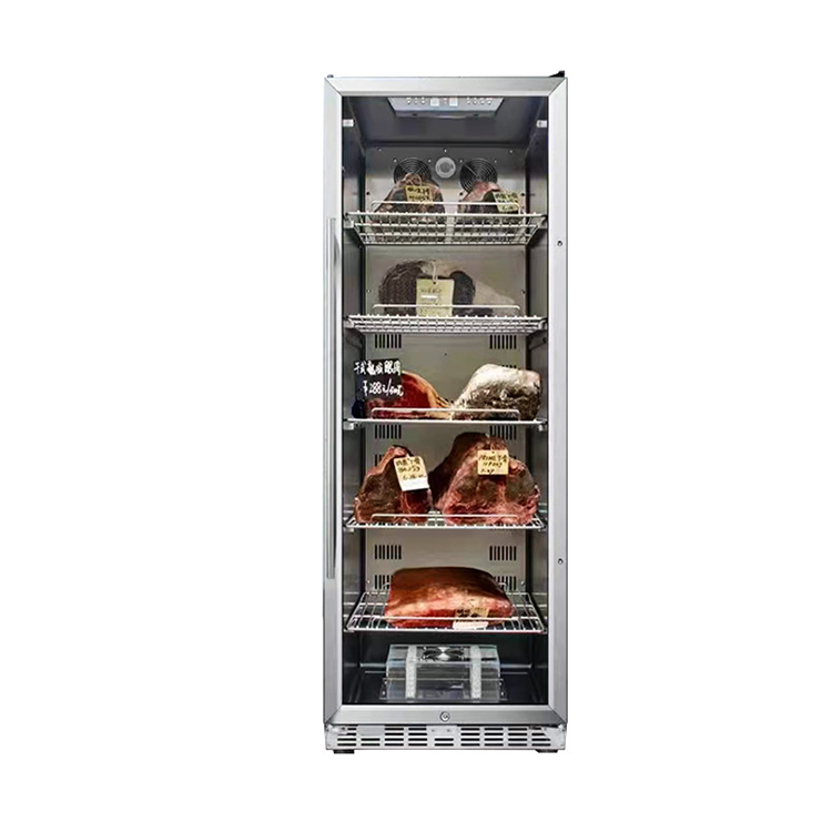 Glass Door Dry Ager Steak Aging Fridge Machine Meat Refrigerator Dry Cured Curing Cabinet Chamber