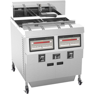 Broasted chicken machine used Open fryer kfc chicken frying food gas open fryer