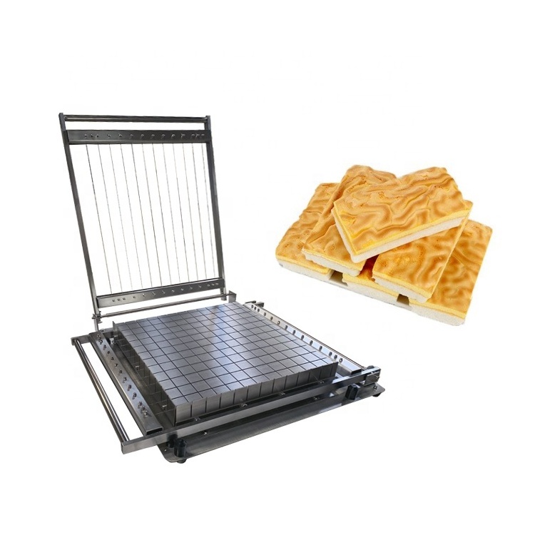 Manual cheese cake block wire cutter / food cube cutting machine / Cake Cheese Bread chocolate guitar cutter