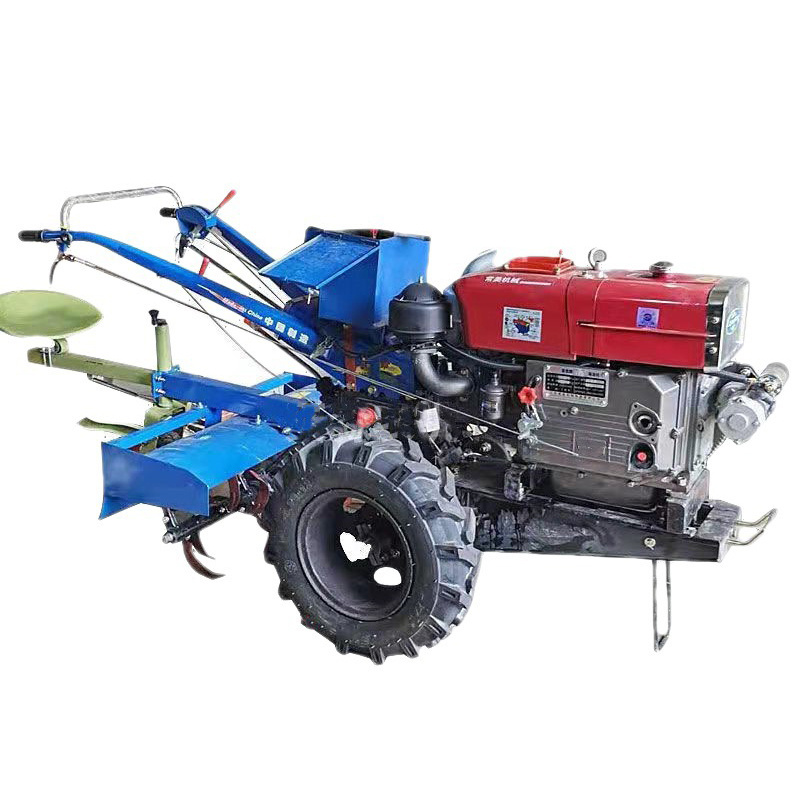 15hp farm Garden two wheel mini hand tractor diesel motocultor 20hp power tiller hand tractor walking tractor