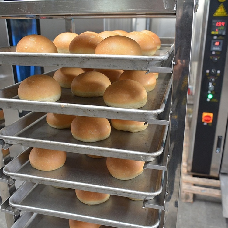 Rotary Oven Price Gas Electric Big Rotating Bakery Rotary Rack Oven Baking Loaf Bread Bakery Industrial Oven