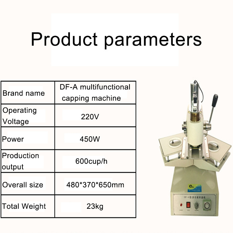 Manual heat foil plastic yoghurt dipping sauce cup sealing machine