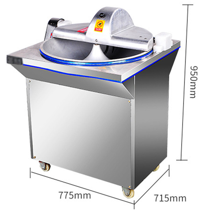 Electric Vegetable Cutter And Mixer Machine Commercial Meat Bowl Vegetable Chopper Grinder Machine