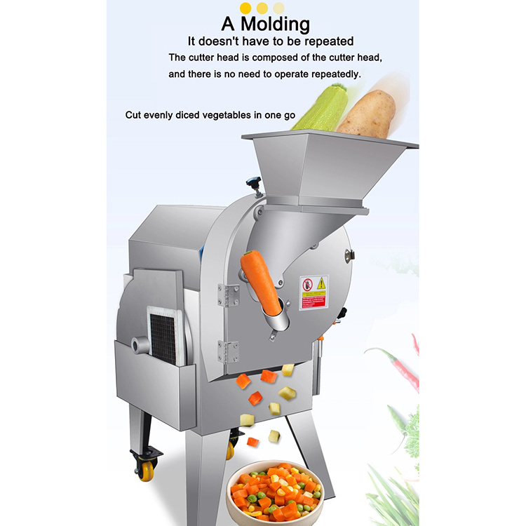 Industrial Automatic Multi Functional Roots Vegetable Cutter Potato Onion Carrot Tomato Vegetable Slicer Machine For Commercial