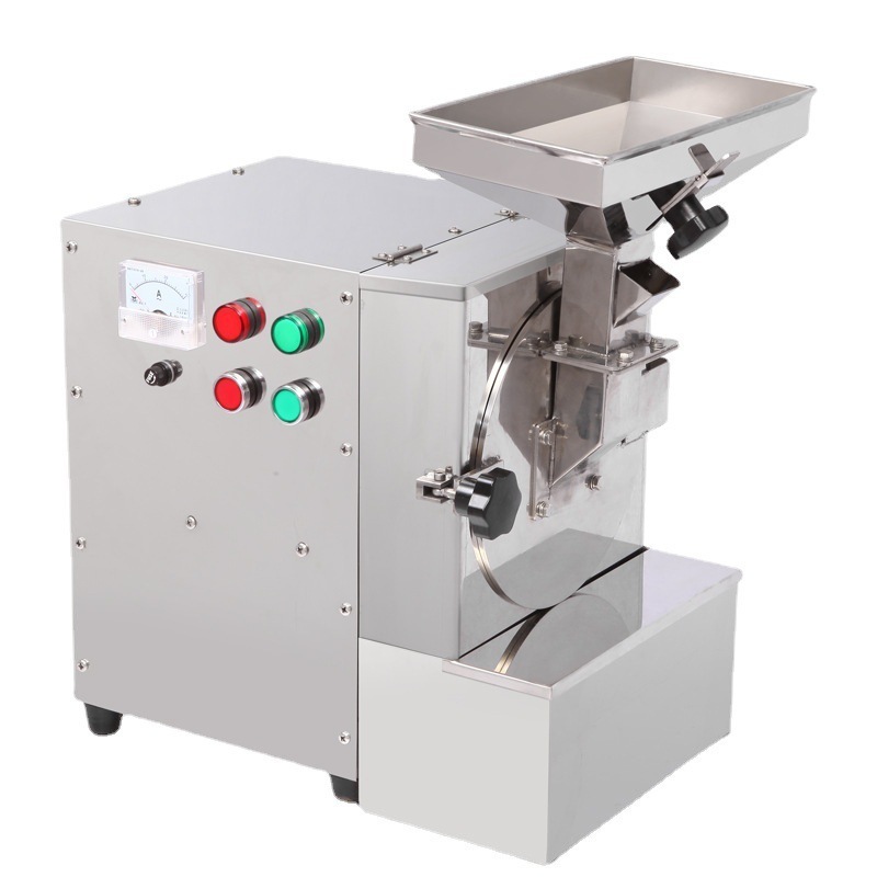 High fineness peanut walnut hazelnut pumpkin seed powder grinder/salted egg yolk grinding machine/small crushing machine