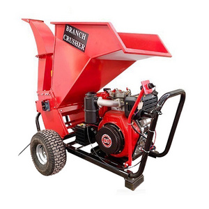 Hydraulic Wood Chipper Manufacturer 8 Inches Chipping Capacity for Commercial Use