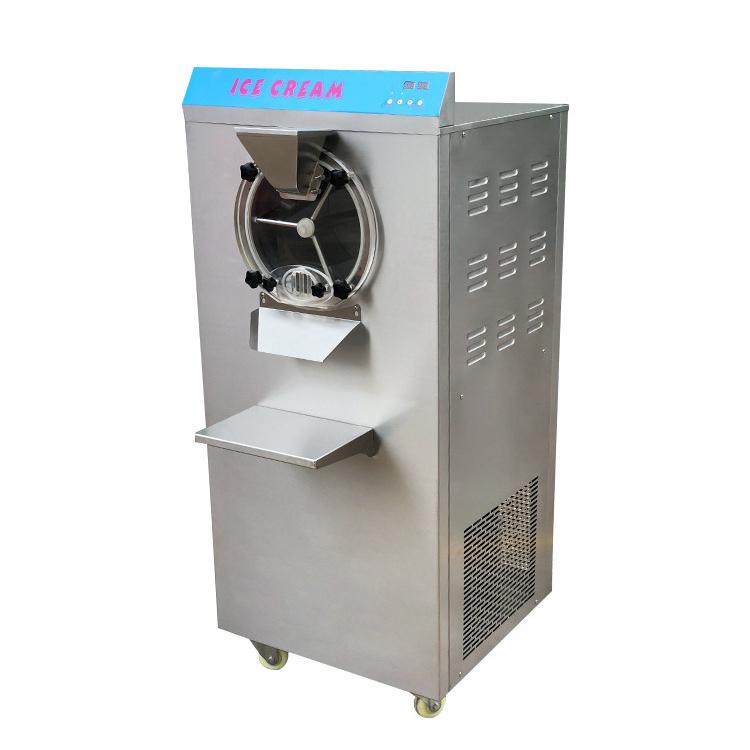 Commercial Ice Cream Sorbet Making Batch Freezer Gelato Machine Hard Ice Cream Machine