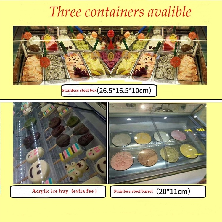 Small  ice cream display freezer commercial ice cream chest freezer