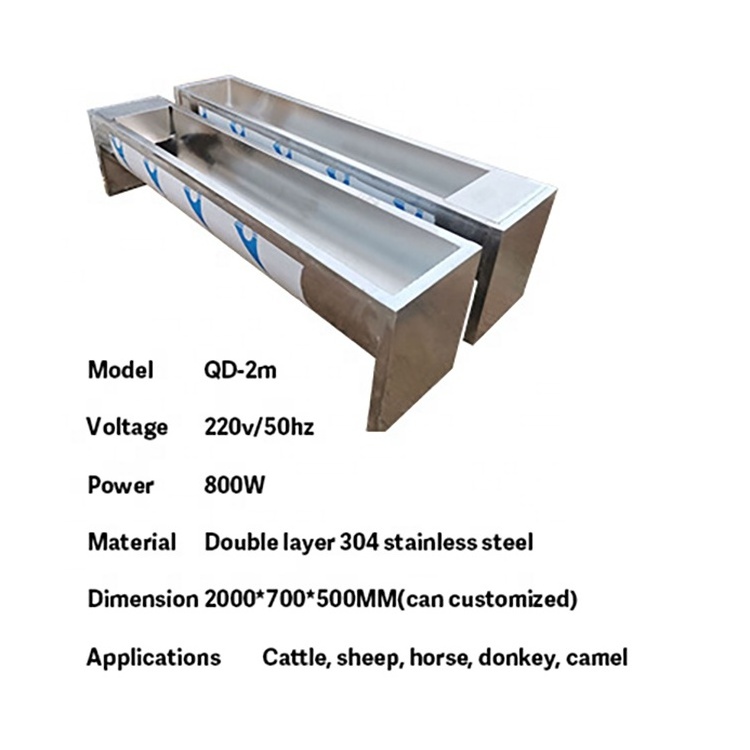 Livestock thermostatic water tank Constant Temperature Stainless Steel Thermostatic Cattle Sheep Drinking Trough