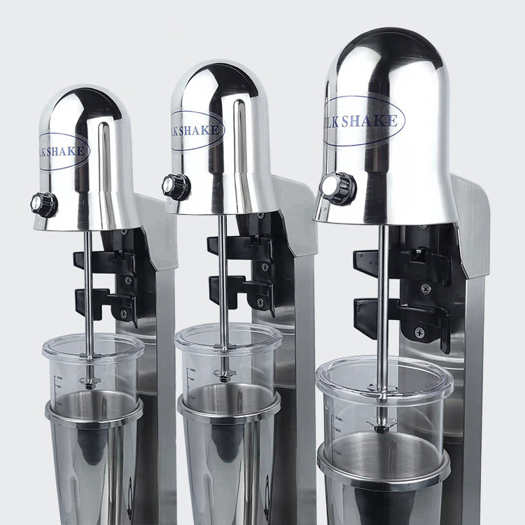 Commercial Three Head Electric Stainless Steel Milkshake Making Milk Shake Machine