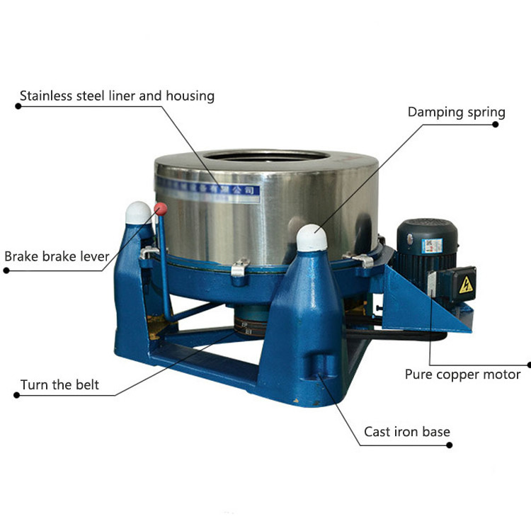 Industrial Dewatering Machine Vegetable Hydro Extractor Machine Hydro Spinner With China Supplier