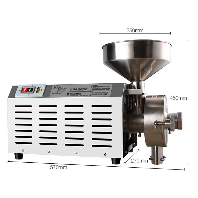 Coffee grinder industrial grinding machine multifunctional  electric spice grinder big commercial coffee grinding machines