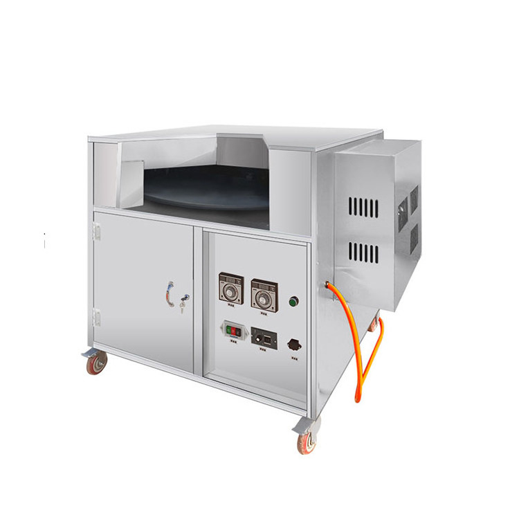 Commercial Rotating Flat Naan Bake Making Electric Gas Tandoor Lebanese Chapati Arabic Roti Oven Machine