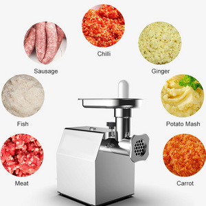 Small Multifunctional Sausage Chicken  Electric Stainless Steel Commercial Food Processor Meat Mincer Meat Grinders