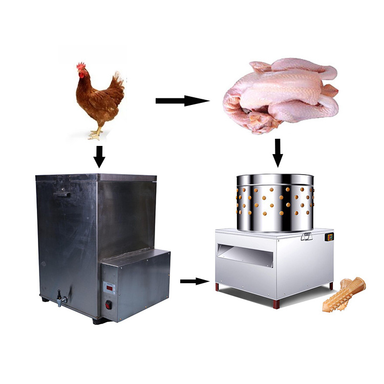 Electric chicken scalder plucker machine chicken scalder