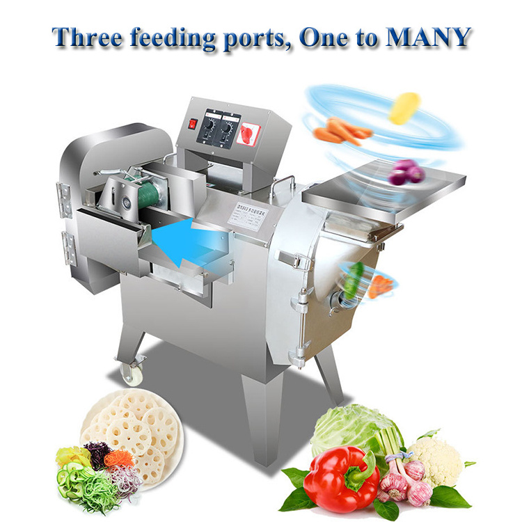 High Quality Lettuce Green Onion Vegetable Chopper/ Cucumber Carrot Cutting Machine /Potato Fruit Vegetable Cutter