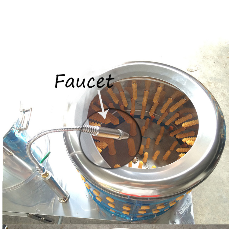 Commercial Stainless Steel Chicken Poultry Plucker Machine Feather Plucking Hair Removal Machine