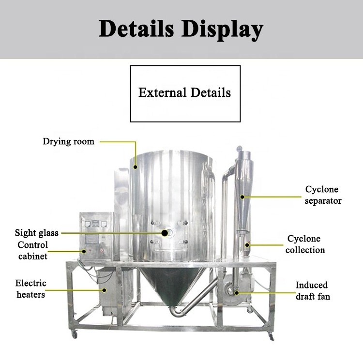 5L Industrial Milk Powder Spray Dryer powder making machine/Mini Spray Drying Machine/ Lab Spray Dryer