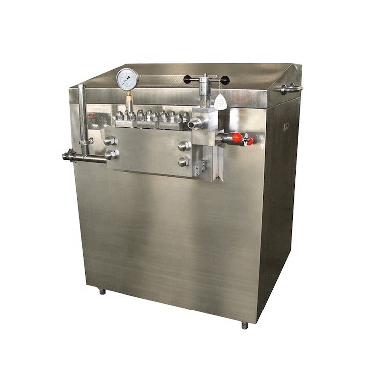 Commercial High Pressure Homogenizer Factory Supplier Milk Juice Yoghurt Homogenization