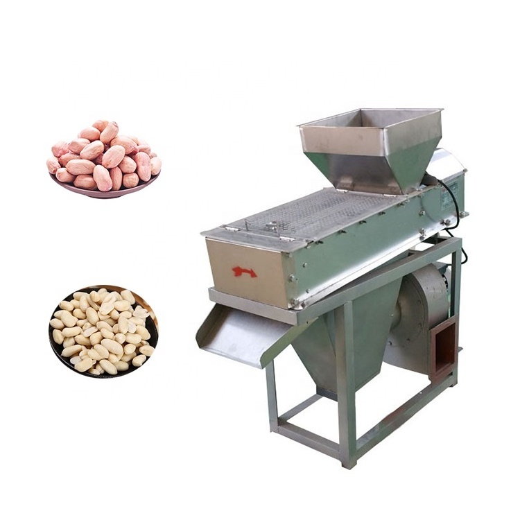 Industrial dry hazelnut peeler roasted peanut red skin peeling removing machine