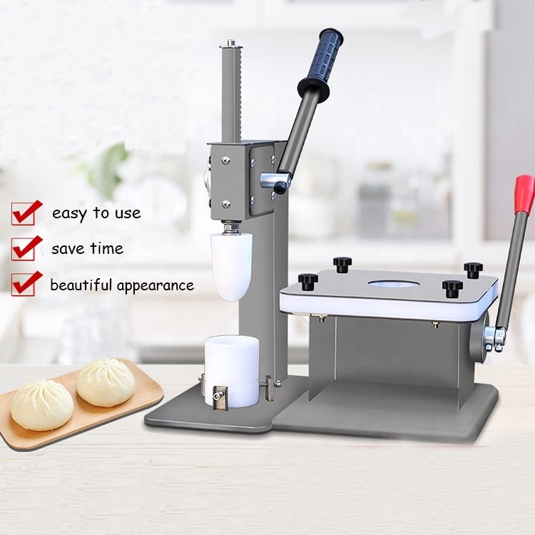 Manual Easy Operation Baozi Green Dumpling Forming Making Machine Semi Automatic Dough Press