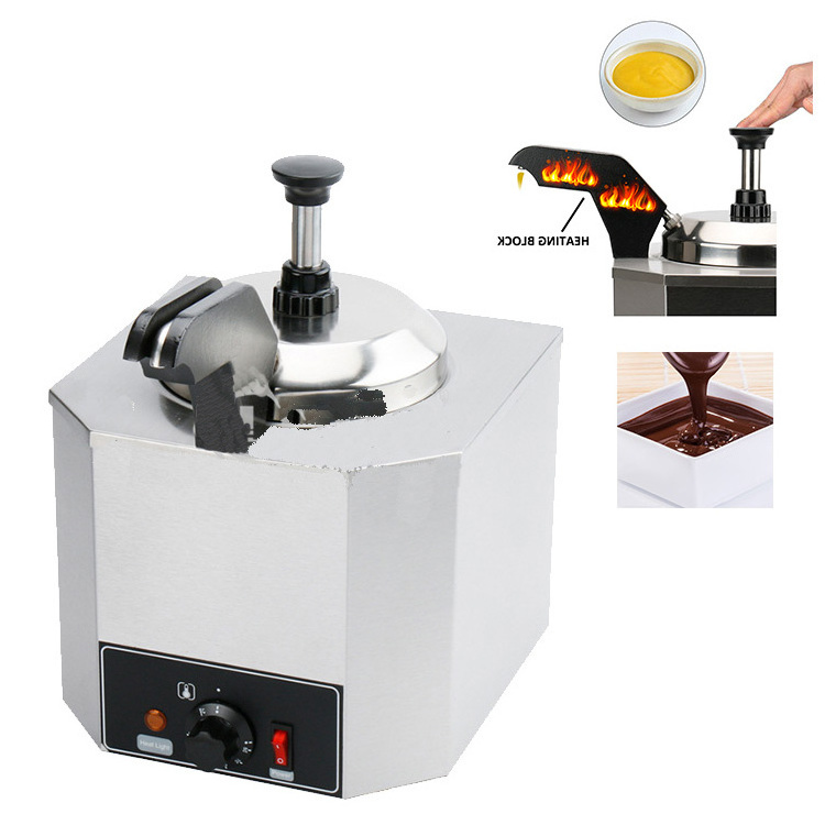 Electric hot dog sauce warmer kitchen equipment chocolate sauce warmer machine