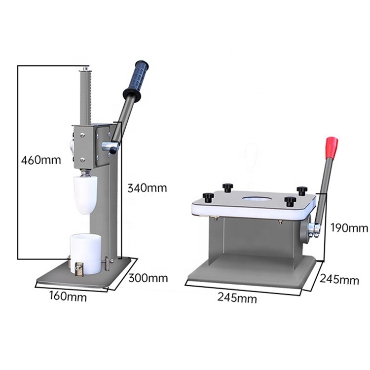 Manual Easy Operation Baozi Green Dumpling Forming Making Machine Semi Automatic Dough Press