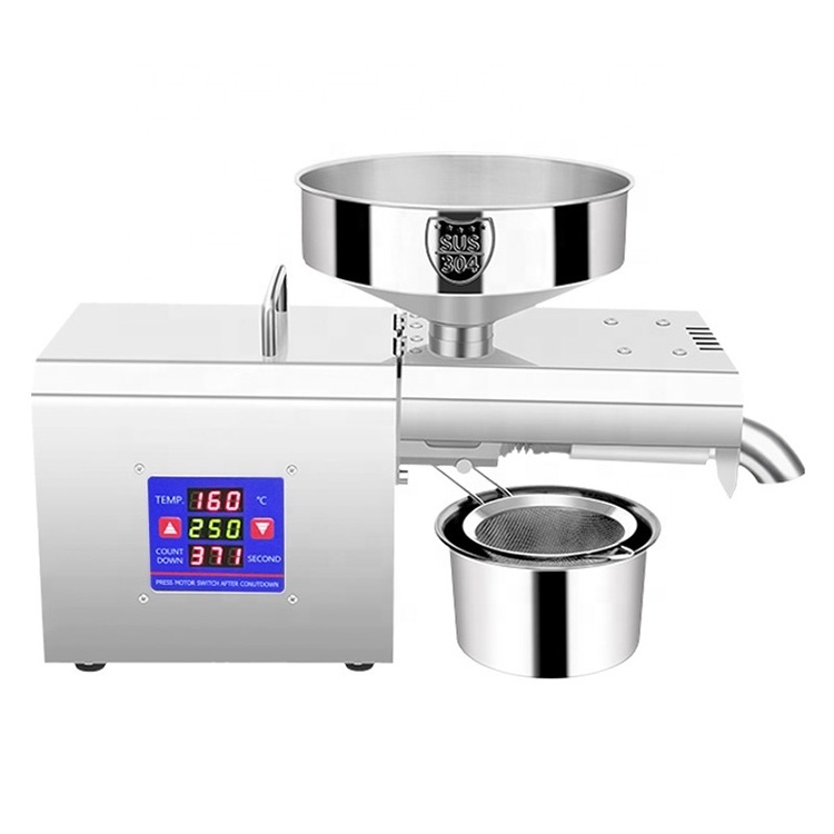 Home Use Coconut Processing Mini Oil Press Machine for Sunflower Sesame Seeds Oil Extraction