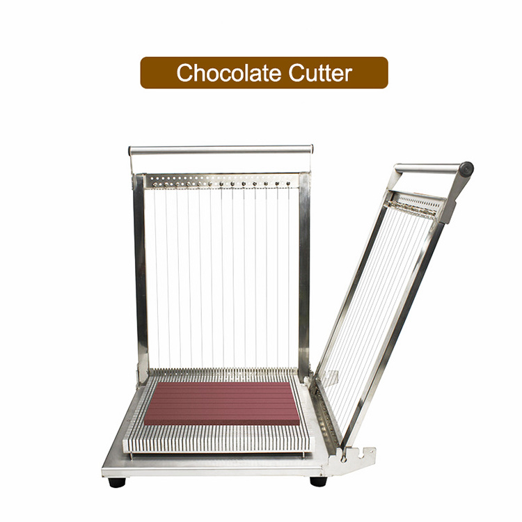 Soft Candy Wire Guitar Cutter Machine Raw Chocolate Cuber Square Cheese Cake Chocolate Guitar Cutter