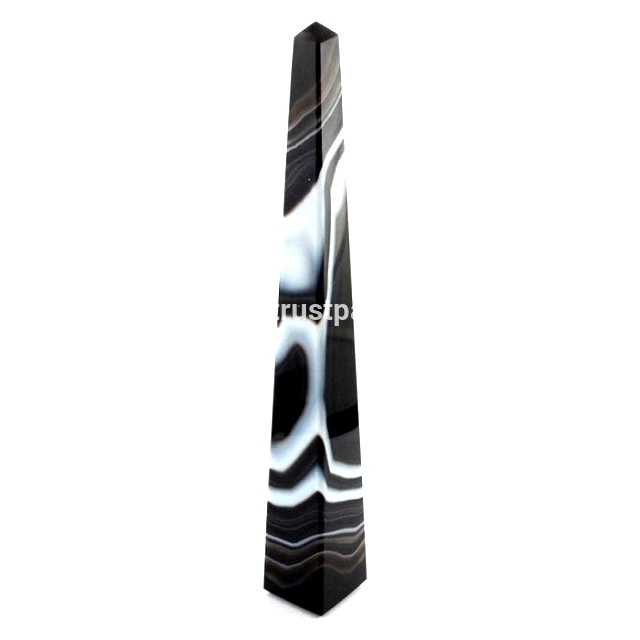 crystal tower black onyx Crystals Tower Crystal high quality healing stones tower gemstone wand point Wholesale