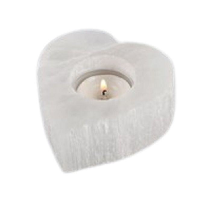 natural stone candle holder Selenite natural agate candle holder gemstone crystal reiki healing Wholesaler Supply